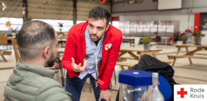 Werken bij het rode kruis