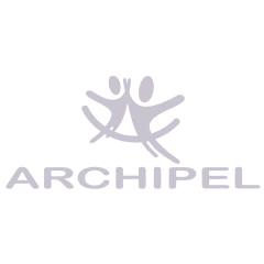 logo zorginstelling archipel paars